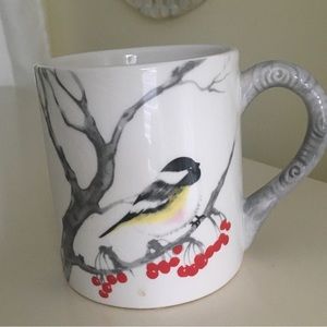 12 ounce Mug with Chicadee